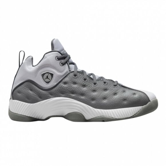 Nike Air Jordan Men's Jumpman Team 2 White grey athletic sneakers US 8
